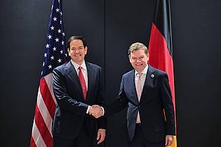 Sebastian Gollnow/dpa | Für den neuen Außenminister Johann Wadephul ist der Besuch in der US-Hauptstadt Washington die bisher wohl kniffligste Antrittsreise.