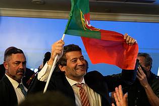 Ana Brigida/AP/dpa | Der Aufstieg von Chega ist in Portugal rasant. (Archivfoto)