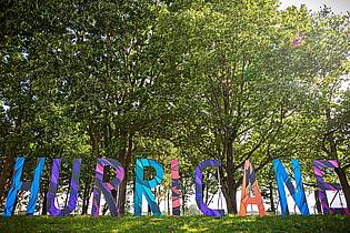 Moritz Frankenberg/dpa | Das  Hurricane-Festival ist nach Bilanz vom Sonntagnachmittag friedlich verlaufen. 