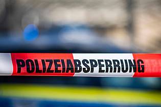 David Inderlied/dpa | In Königs Wusterhausen waren am Morgen mehrere Polizeibeamte im Einsatz.