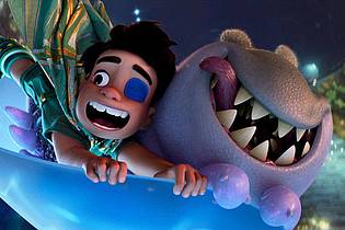 -/Disney/dpa | Mit dem Alien Glordon findet Elio im Weltall einen besten Freund. 