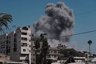 Jehad Alshrafi/AP/dpa | Israels Armee will die Hamas in Gaza besiegen. (Archivbild)