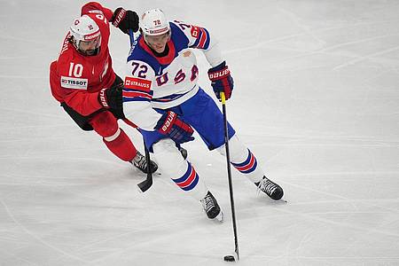 Petr David Josek/AP/dpa | Die USA und die Schweiz lieferten sich ein packendes WM-Finale.