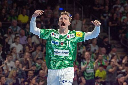 Sebastian Räppold/Sportfoto Matthias Koch/dpa | Heiß auf das Topspiel: Füchse-Profi Lasse Andersson.