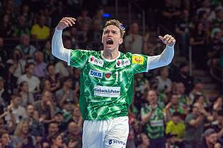 Sebastian Räppold/Sportfoto Matthias Koch/dpa | Heiß auf das Topspiel: Füchse-Profi Lasse Andersson.