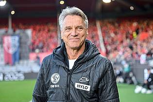 Harry Langer/dpa | Trainer Horst Steffen - Wechselt er in die Fußball-Bundesliga?