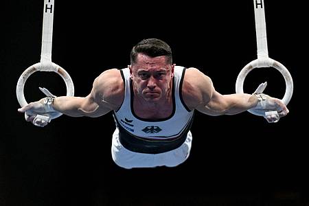 Marijan Murat/dpa | An den Ringen war Andreas Toba bester Deutscher.