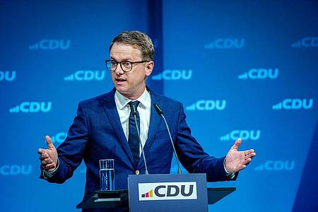 Kay Nietfeld/dpa | CDU-Generalsekretär Linnemann pocht auf einen Umbau des Bürgergeldes. (Foto-Archiv)