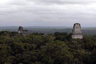 Sandra Sebastian/EFE via epa/dpa | In der Nähe der Unesco-Weltkulturerbestätte Tikal wurde eine rund 2.900 Jahre alte Maya-Stätte entdeckt.