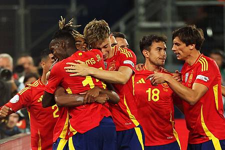 Christian Charisius/dpa | Spanien steht im Finale der Nations League.