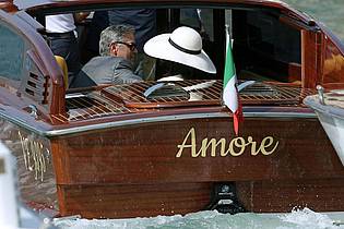 picture alliance / Alessandro Di Meo/ANSA/dpa | Auch Amal und George Clooney haben in Venedig geheiratet. (Archivbild)