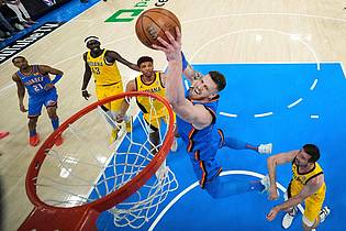Kyle Terada/Pool IMAGN Images/AP/dpa | Isaiah Hartenstein und die Oklahoma City Thunder flogen am Ende zum Titel.
