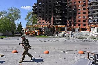 Michael Shtekel/AP/dpa | Pokrowsk ist einer der Schwerpunkte russischer Angriffe - findet hier auch die Sommeroffensive Moskaus statt? (Archivbild)