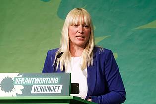 Markus Scholz/dpa | Grünen-Politikerin Louise Amtsberg findet die Aussagen zynisch. (Archivbild)
