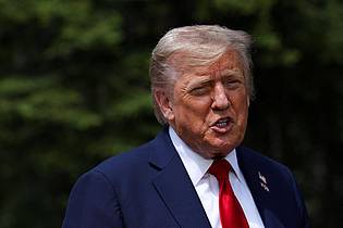 Suzanne Plunkett/PA Wire/dpa | US-Präsident Trump kehrt vorzeitig vom G7-Gipfel in Kanada zurück. 