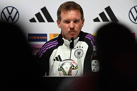 Federico Gambarini/dpa | Bundestrainer Nagelsmann spricht vor dem Final Four
