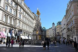 Helmut Fohringer/APA/dpa | Der Graben, eine Einkaufsstraße in der Wiener Innenstadt. (Archivbild)