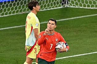 Sven Hoppe/dpa | Trifft und jubelt: Cristiano Ronaldo