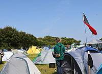Lea Albert/dpa | Im Sommer sollen die Punk-Protestcamps auf Sylt in die vierte Runde gehen.