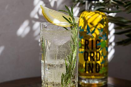Cocktailkunst GmbH/dpa-tmn | Mit einem «Ricordino Tonic» auf Basis eines Kräuterlikörs lässt sich der Alkoholgehalt gegenüber einem klassischen Gin Tonic nahezu halbieren.   