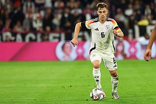 Christian Charisius/dpa | Das 100. Länderspiel ist für Kapitän Joshua Kimmich ein Heimspiel in München.