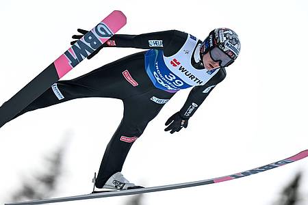 Hendrik Schmidt/dpa | Der Norweger Marius Lindvik war bei der WM disqualifiziert worden.