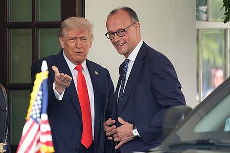 Alex Brandon/AP/dpa | Für Merz ist der erste Besuch im Weißen Haus als Bundeskanzler.
