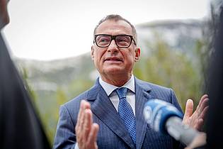 Kay Nietfeld/dpa | Bundesbank-Präsident Joachim Nagel warnt vor Folgen des Nahostkriegs für die deutsche Wirtschaft. (Archivbild)