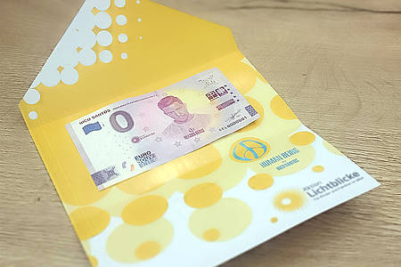 0€-Schein in Lichtblicke Briefumschlag