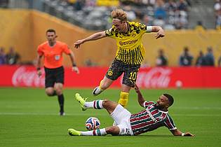 Seth Wenig/AP/dpa | Fluminense Rio de Janeiro war für Borussia Dortmund ein harter Auftaktgegner.