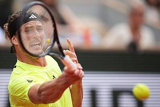 Christophe Ena/AP/dpa | Für Alexander Zverev wird es in der zweiten Woche von Paris jetzt richtig ernst.