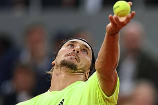 Marcin Cholewinski/ZUMA Press Wire/dpa | Alexander Zverev ist in Paris im Viertelfinale ausgeschieden.