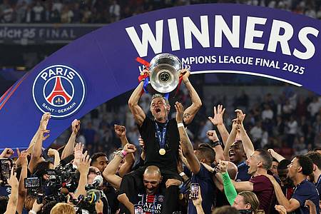 Christian Charisius/dpa | Trainer Luis Enrique war das Hirn hinter dem unerwarteten PSG-Triumph.