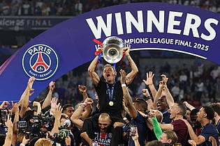Christian Charisius/dpa | Trainer Luis Enrique war das Hirn hinter dem unerwarteten PSG-Triumph.