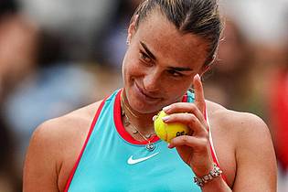 Aurelien Morissard/AP/dpa | Aryna Sabalenka muss weiter auf ihren ersten Titel in Paris warten.