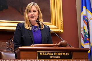 Abbie Parr/AP/dpa |  Melissa Hortman saß als demokratische Abgeordnete im Parlament vom US-Bundesstaat Minnesota. 