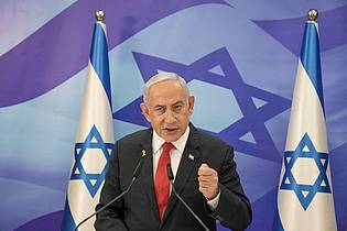 Maya Alleruzzo/AP/dpa | Der israelische Ministerpräsident Benjamin Netanjahu. (Archivbild)