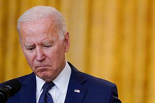 Evan Vucci/AP/dpa | Trumps Amtsvorgänger Joe Biden wird derzeit wegen einer Krebserkrankung behandelt. (Archivbild)