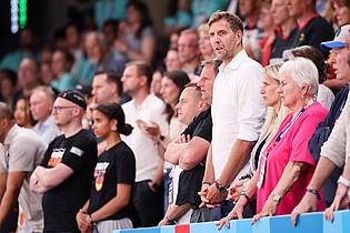 Christian Charisius/dpa | Dirk Nowitzki verbrachte seinen Geburtstag beim Basketball.
