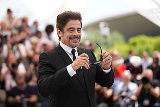 Scott A Garfitt/Invision/dpa | Benicio del Toro in Cannes. (Archivbild)