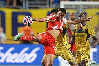 Rebecca Blackwell/AP/dpa | Jamal Musiala warv als Joker nur kurz in Aktion.