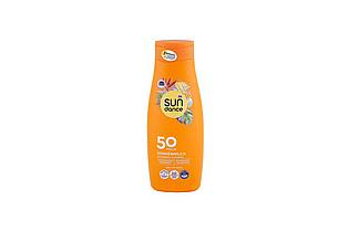 ÖKO-TEST Verlag GmbH & Co. KG/dpa-tmn | Zuverlässiger Schutz bestätigt: Die Sonnencreme.«Sundance Sonnenmilch, 50» von Dm schneidet mit ?sehr gut? ab.