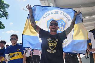 Marta Lavandier/AP/dpa | Heißblütige Fans begleiten die Boca Juniors auch bei der WM.