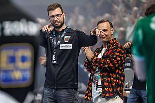 Andreas Gora/dpa | Jaron Siewert ist HBL-Trainer des Jahres. 