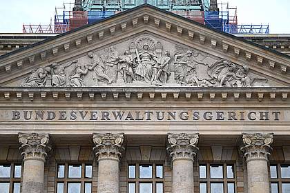 Hendrik Schmidt/dpa | Blick auf das Bundesverwaltungsgericht in Leipzig. (Archivbild) 