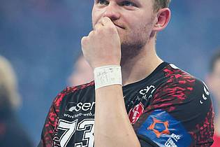 Christian Charisius/dpa | Timo Kastening wartet noch auf den Premierentitel mit Melsungen. 