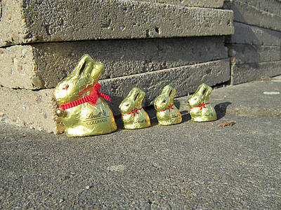 Osterhasen aus Schokolade