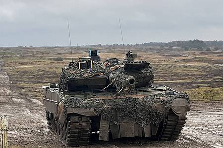 Leopard 2 Panzer in Augustdorf