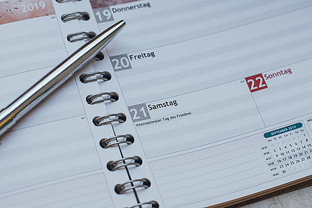 Kalender mit Kulli