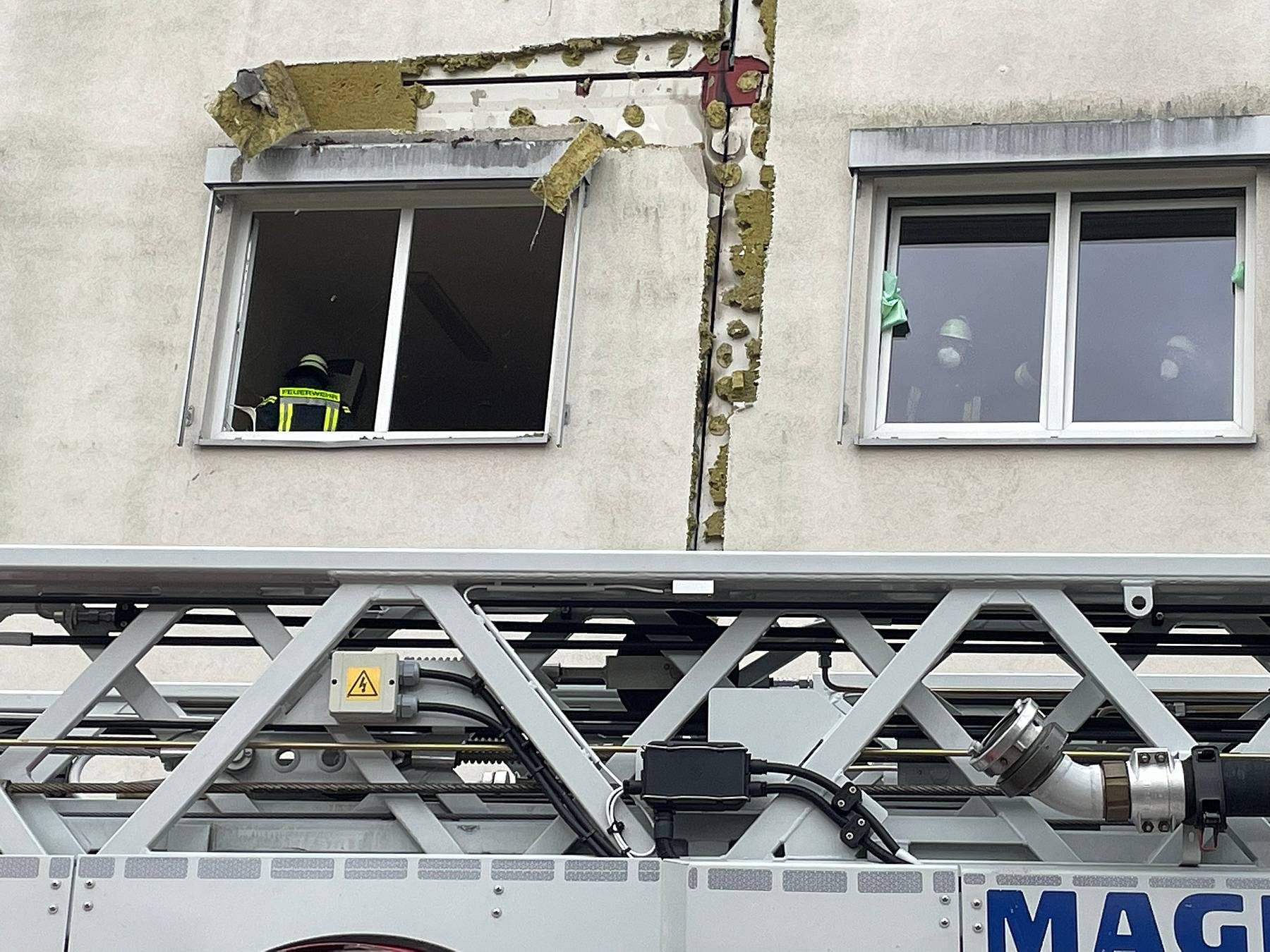 Feuer in Klinikum Lippe Lemgo
